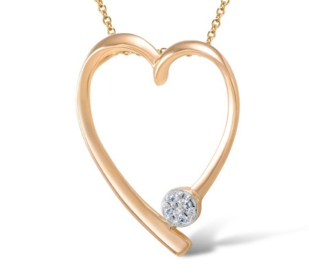 14KRW Pendant Diamond (P304386DIA14KRW)