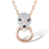 14KRWB Pendant Black Diamond,Diamond,Emerald (P304390BDE14KRWB)