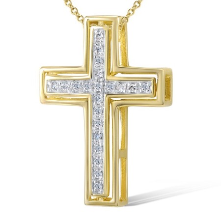 14KYW Pendant Diamond (P304398DIA14KYW)