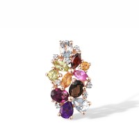 14KRW Pendant Amethyst,Blue Topaz (Sky Blue),Citrine,Created Pink Sapphire,Diamond,Garnet,Peridot,Rhodolite Garnet,Smoky Quartz (P304413MUL14KRW)