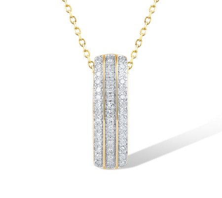 14KRW Pendant Diamond (P304417DIA14KRW)