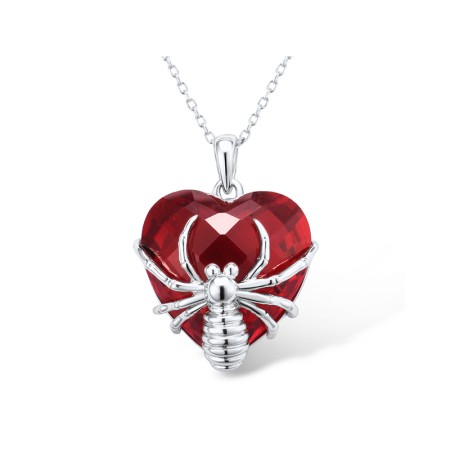 Sterling Silver Pendant Red Glass (P304469REGSL925)