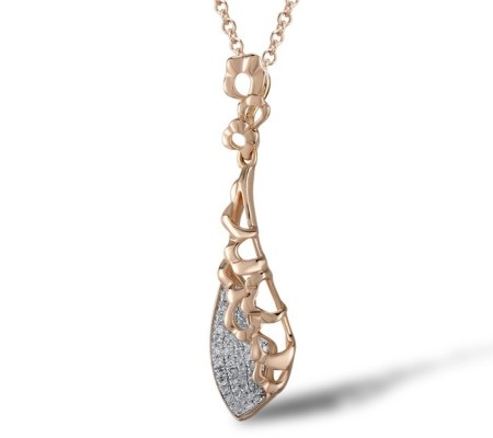 14KRW Pendant Diamond (P304564DIA14KRW)