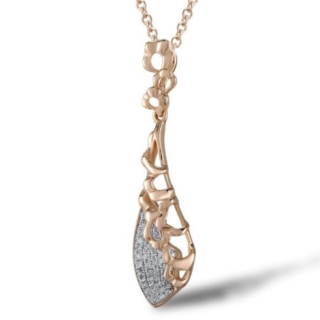 14KRW Pendant Diamond (P304564DIA14KRW)