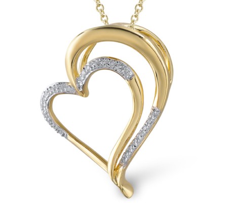 14KYW Pendant Diamond (P304988DIA14KYW)