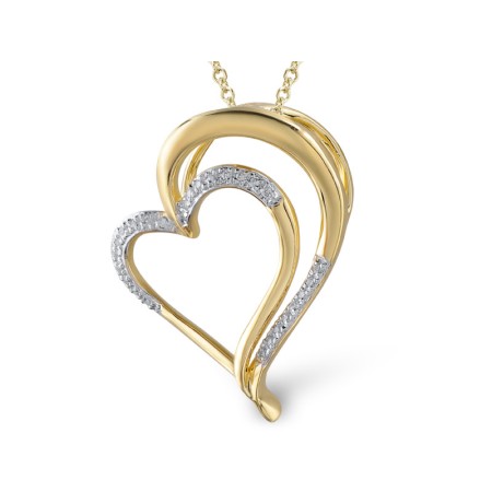 14KYW Pendant Diamond (P304988DIA14KYW)