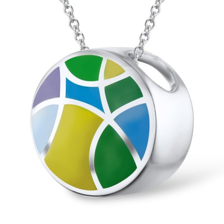 Sterling Silver Pendant Enamel (P304994ENA4SL925)