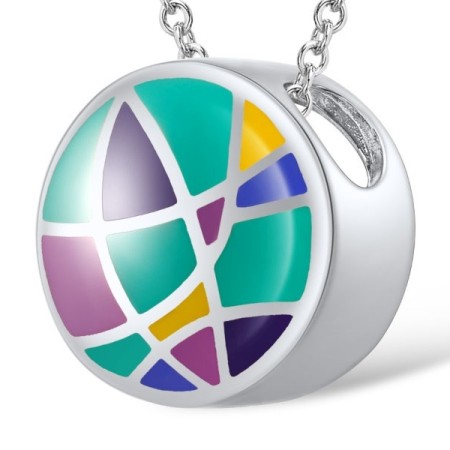 Sterling Silver Pendant Enamel (P305420ENA1SL925)