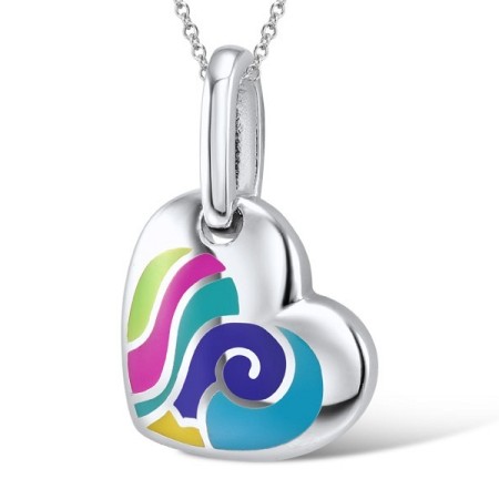 Sterling Silver Pendant Enamel (P305430ENA1SL925)
