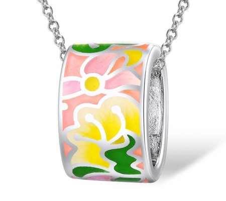 Sterling Silver Pendant Enamel (P305579ENA1SL925)