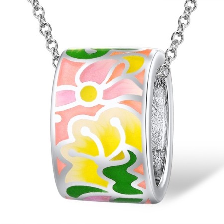Sterling Silver Pendant Enamel (P305579ENA1SL925)