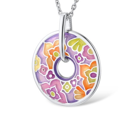 Sterling Silver Pendant Enamel (P306086ENM4SL925)
