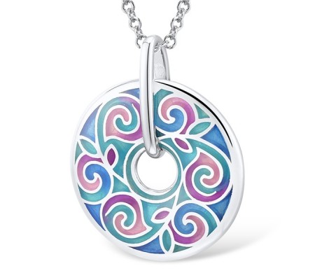 Sterling Silver Pendant Enamel (P306087ENM8SL925)