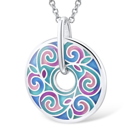 Sterling Silver Pendant Enamel (P306087ENM8SL925)