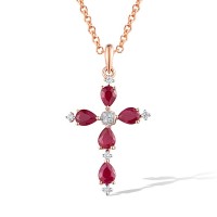 14KRW Pendant  (P306119RUY14KRW)