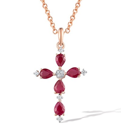 14KRW Pendant  (P306119RUY14KRW)