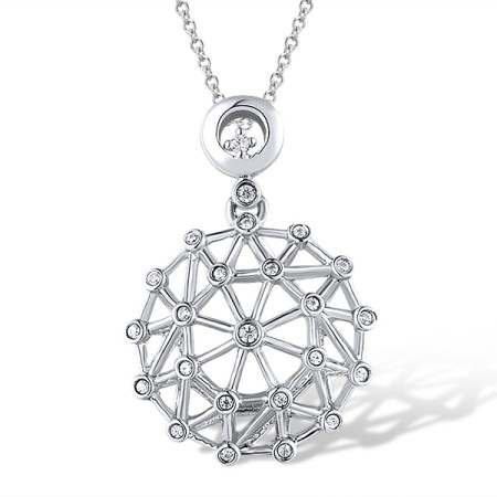 Sterling Silver Pendant White Cubic Zirconia (P307915WCZSL925)