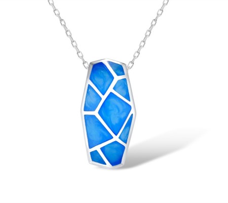 Sterling Silver Pendant Enamel (P308899ENASL925)