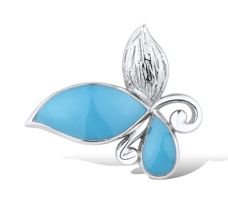 Sterling Silver Pendant Enamel (P308930ENASL925)