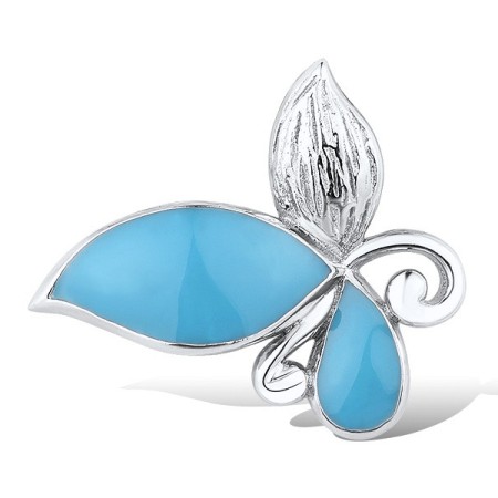 Sterling Silver Pendant Enamel (P308930ENASL925)