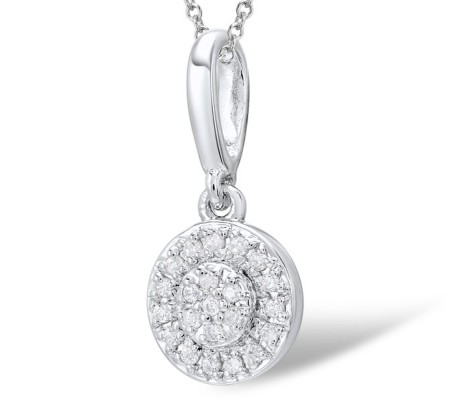 14KW Pendant Diamond (P309038DIA14KW)