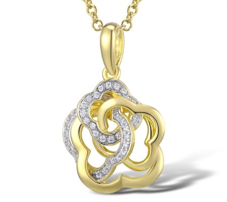 14KYW Pendant Diamond (P309368DIA14KYW)