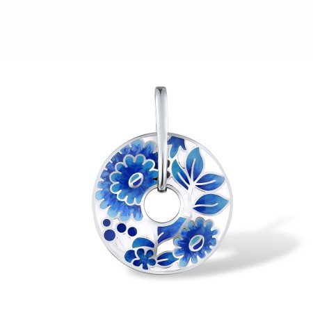 Sterling Silver Pendant Enamel (P309697ENA1SL925)