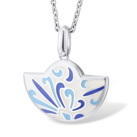 Sterling Silver Pendant Enamel (P309868ENA1SL925)