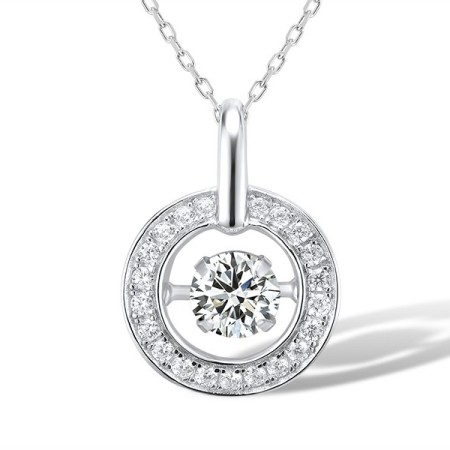 Sterling Silver Pendant White Cubic Zirconia (P310005WCZSL925)