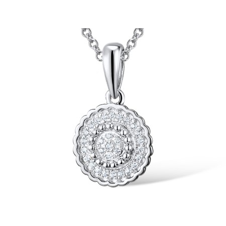 14KW Pendant Diamond (P310136DIA14KW)