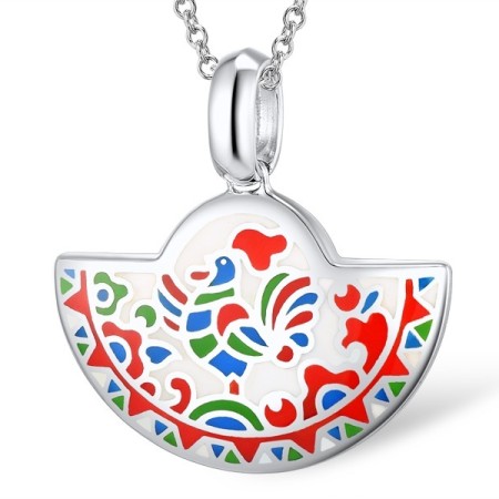 Sterling Silver Pendant Enamel (P310141ENASL925)