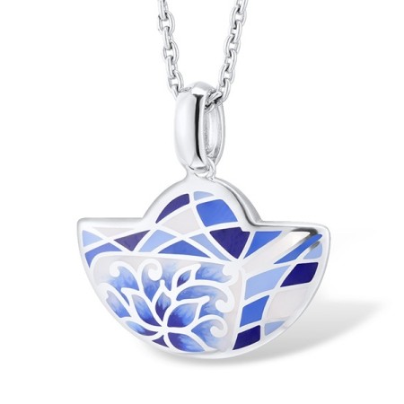 Sterling Silver Pendant Enamel (P310143ENA1SL925)