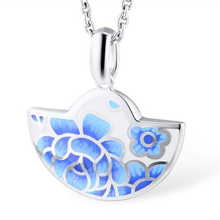 Sterling Silver Pendant Enamel (P310149ENA1SL925)