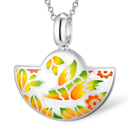 Sterling Silver Pendant Enamel (P310151ENASL925)