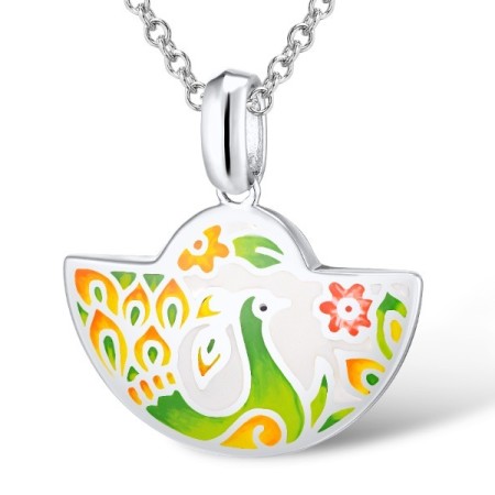 Sterling Silver Pendant Enamel (P310152ENASL925)