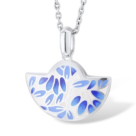 Sterling Silver Pendant Enamel (P310155ENA1SL925)