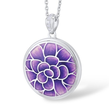 Sterling Silver Pendant White Cubic Zirconia (P312036ENASL925)