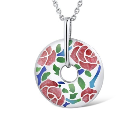 Sterling Silver Pendant Enamel (P312322ENASL925)