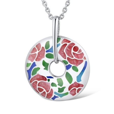Sterling Silver Pendant Enamel (P312322ENASL925)