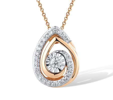 14RTT Pendant Diamond without chain (P312353DIA14RTT)