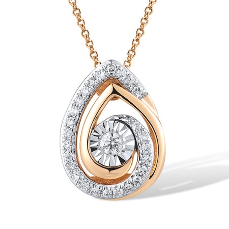 14RTT Pendant Diamond without chain (P312353DIA14RTT)