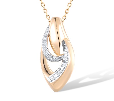 14KYW Pendant Diamond (P312663DIA14KYW)