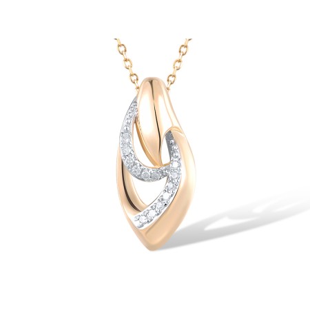 14KYW Pendant Diamond (P312663DIA14KYW)