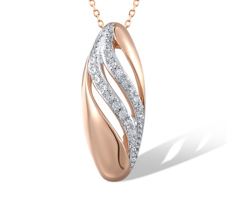 14KRW Pendant Diamond (P312665DIA14KRW)