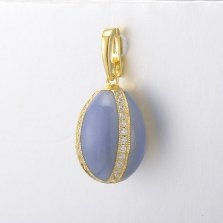 Sterling Silver w/ Yellow Plating Pendant Enamel,White Cubic Zirconia (P312703ENASY925)