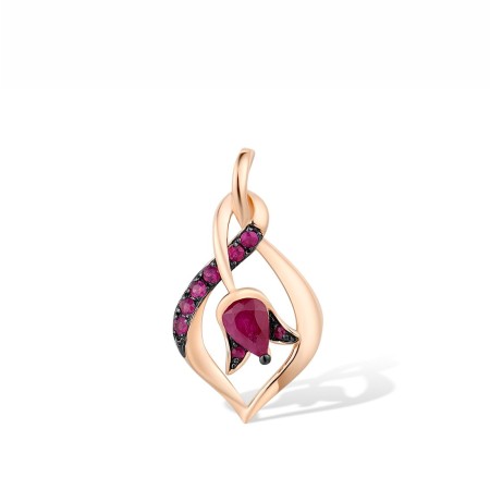 14KRB Pendant African Ruby,Ruby (P313127ARR14KRB)