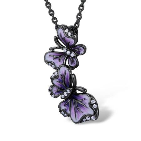 Sterling Silver Enamel Pendant(P313779ENASB925)