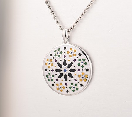 Sterling Silver Pendant Enamel (P313924ENASL925)