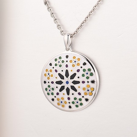 Sterling Silver Pendant Enamel (P313924ENASL925)