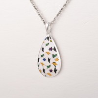 Sterling Silver Pendant Enamel (P313926ENASL925)
